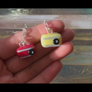 Camera charm, Miniature Jewelry, camera jewelry